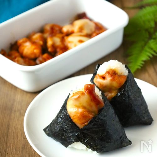 フライパンで簡単!子どもに人気のチーズタッカルビおにぎり