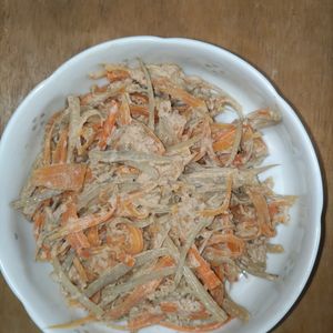 1533723の作ってみた!投稿(激うま!ごぼうとにんじんの濃厚ツナマヨサラダ)