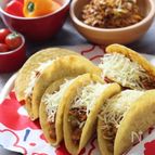 タコスキットで♡春キャベツとひき肉のメキシカン炒めでタコス