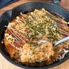 とろ〜り美味しい♪【お好み焼き風キムチ長芋焼き】
