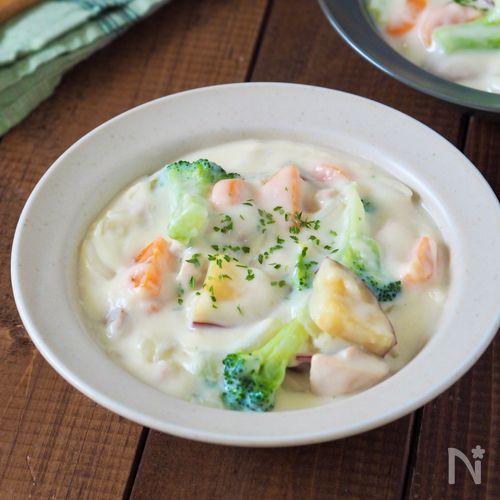 【米粉の手作りシチュー】隠し味がポイント!給食で大人気