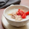 参鶏湯がゆの工程4