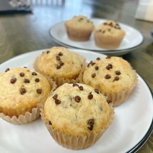 なるの作ってみた!投稿(ホットケーキミックスで♪温めて食べたいバナナチョコマフィン)