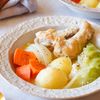 味付けひとつ!【手羽元とごろっと野菜の鶏だしポトフ】