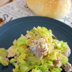止まらない美味しさ！2分でサバ缶レンチン作り置き