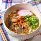 缶詰で簡単時短レシピ♡『鳥皮みそ煮うどん』