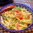 【リピート確定!!】豆苗とトマトのペンネサラダ