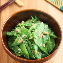 10分で完成！絹さやの胡麻ナムル