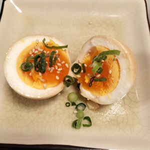 美沙智【みさと】の作ってみた!投稿(美味しすぎー！！ご飯のお供に★半熟卵の旨辛漬け)