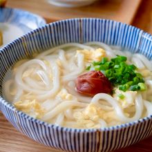 【簡単5分♪梅のせ卵とじうどん】風邪予防&対策に！