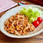 10分おかず♪コク旨【豚こまと新玉ねぎのみそ炒め】
