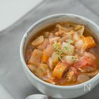 ４つの野菜のミネストローネ