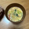 えりの作ってみた!投稿(とろとろ中華スープ♡『小松菜とかにかまの卵スープ』)