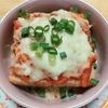 よっこの作ってみた!投稿(トースターでワンパン！優勝確定！厚揚げ豆腐のキムチーズ焼き)