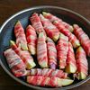なすの豚バラ巻き旨ぽん照りソテーの工程3