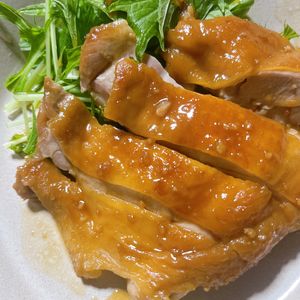 すばるの作ってみた!投稿(ほったらかしで簡単♪ガツンと旨い【鶏もも肉のガリバタ煮】)