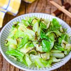 レンジで3分！爽やか♪【キャベツの塩昆布レモン和え】食材1つ