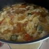 すっぱ辛くてクセになる♡トマトと豆腐の酸辣湯の工程2
