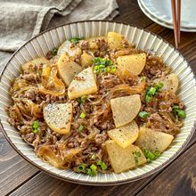 【天才的旨さ♡ワンパン大根と春雨そぼろ】食感◎おかわり♪