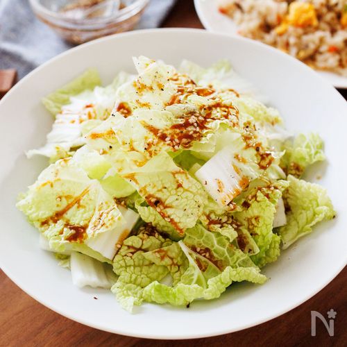 5分完成‼︎「白菜のうまだれサラダ」材料１つ☆簡単やみつき♪