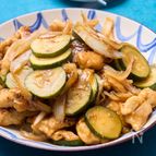 【鶏むね肉とズッキーニの甘酢炒め】暑い時もオススメ！