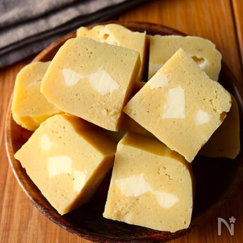 レンジで5分！【チーズinスイートポテト】材料5つで簡単♩