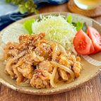 ごはんモリモリ♪豚肉の梅味噌生姜焼き