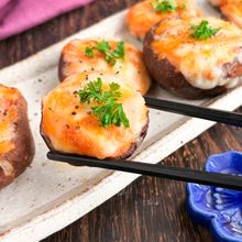 【簡単おつまみ】一口しいたけの明太マヨチーズ焼き