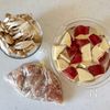 鶏肉とさつまいもの和風シチューの工程1