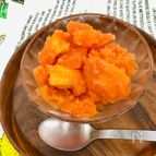 野菜ジュースと冷凍マンゴーのキンキン！シャーベット♪