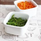 平日を楽にする常備菜＊にんじんとピーマンそれぞれ塩炒め♡
