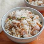 大葉の風味が◎！シマホッケの混ぜご飯