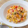 とうもろこしが主役!炊飯器ケチャップライス|オムライスにもの工程5