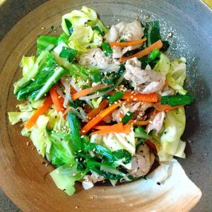 チョロリスの作ってみた!投稿(【うま塩野菜炒め】ご飯が進む！パパッと簡単野菜炒め♪)