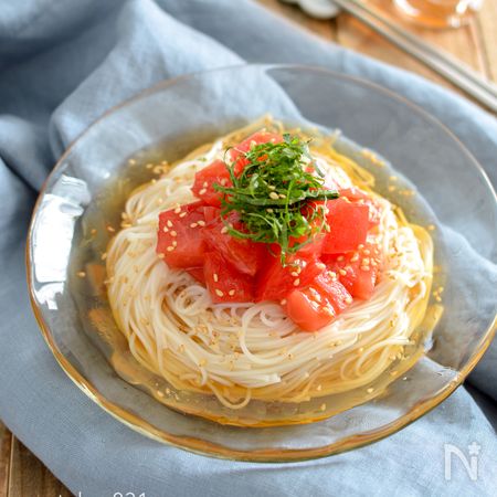 トマトの中華風そうめん 暑い日のランチや夕食に By いがらしかな レシピサイト Nadia ナディア プロの料理家のおいしいレシピ