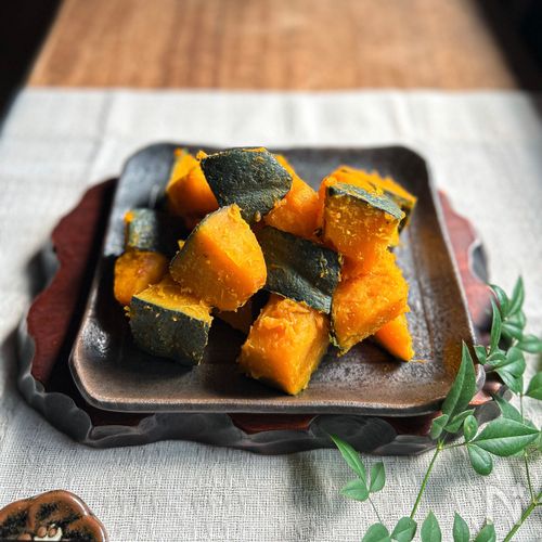 砂糖と塩だけ　基本のカボチャ煮