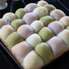 三色ちぎりパン
