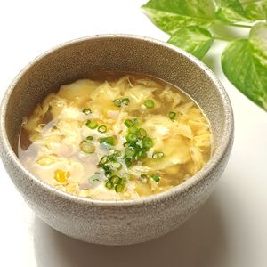 とのちゃまの作ってみた!投稿(豆腐とコーンのかき玉スープ)