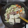 節約食材でも大満足【チンゲン菜と豚こまのとろ旨あんかけ丼】の工程6