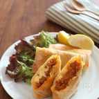 【春巻き】お弁当にも◎揚げない！ピザ風チーズ春巻き