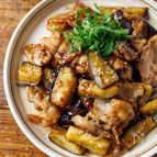 【おいしさ悶絶級！】豚バラ茄子の胡麻だくポン照り☆青じそ香る