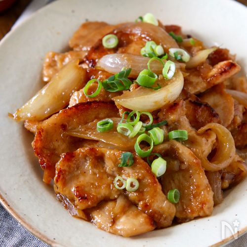 超やわらか！【鶏むね肉と新玉ねぎの生姜焼き】