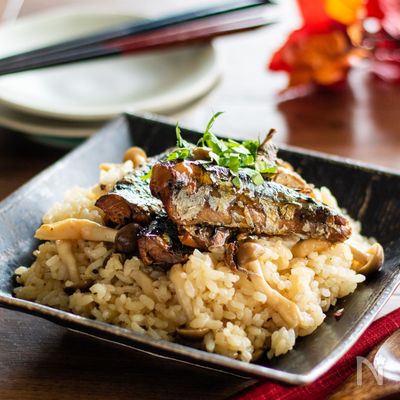 秋満喫!さんまご飯〜蒲焼缶詰で安定の美味しさ!