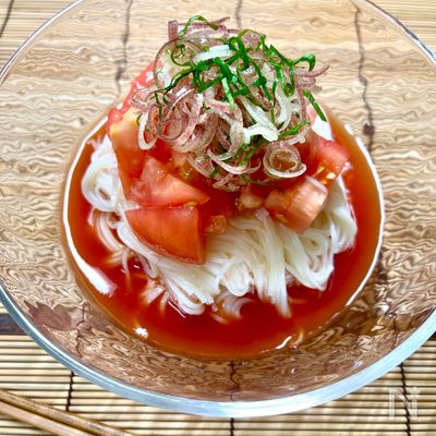 冷製さっぱりトマトそうめん
