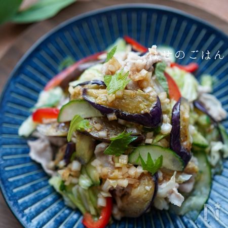 旨ダレの夏野菜たっぷりの冷しゃぶ タレがたまらん By 長谷美穂 レシピサイト Nadia ナディア プロの料理家のおいしいレシピ