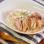 冷やご飯で作るチキンチーズリゾット