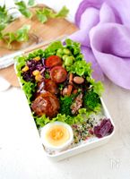 4抜き【照り焼ハンバーグ弁当】小麦・植物油・乳・砂糖不使用