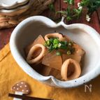 『牡蠣だし醤油で』絶品♡いかと厚揚げと大根の煮物