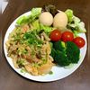 yui_cyann_☻の作ってみた!投稿(簡単!鶏もも肉と山盛りきのこのバタぽん炒め(ダイエットにも))