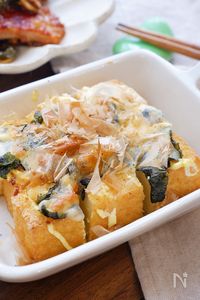 【秒速おつまみ】<厚揚げの海苔チーズ焼き>でおうち居酒屋開店